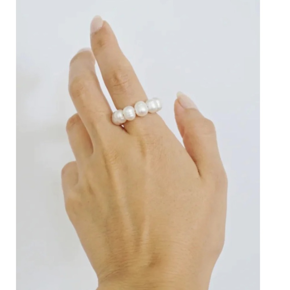 Anita Berisha “She is Kind” 5mm Freshwater Pearl Ring